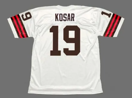 BERNIE KOSAR Cleveland Browns 1988 Throwback NFL Football Jersey 