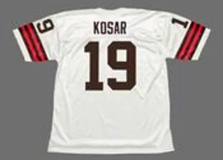 BERNIE KOSAR Cleveland Browns 1988 Throwback NFL Football Jersey 