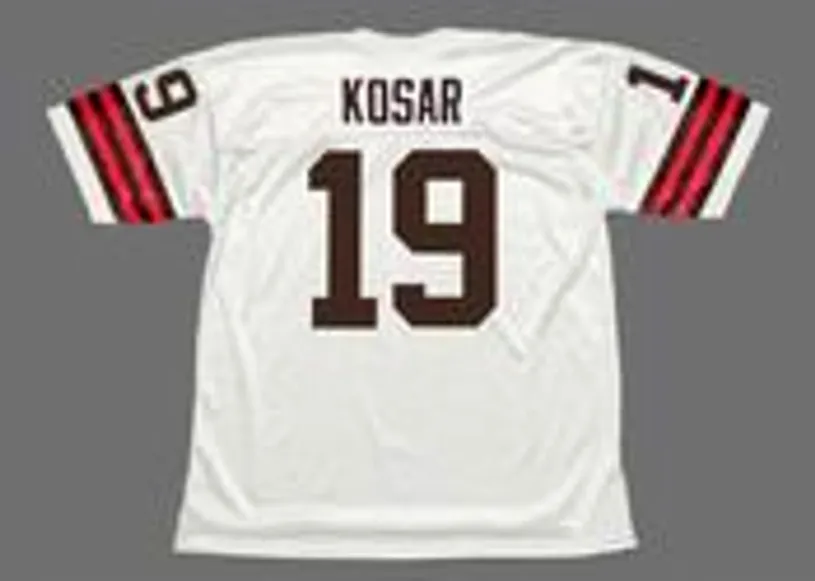 BERNIE KOSAR Cleveland Browns 1988 Throwback NFL Football Jersey 