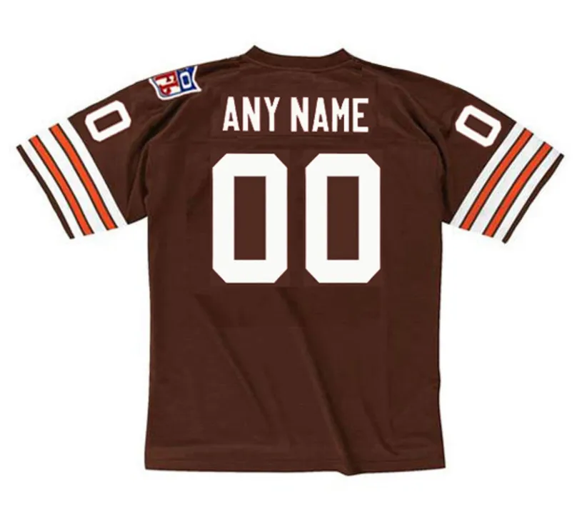 CLEVELAND BROWNS 1969 Throwback NFL Jersey Customized “Any Name & Number(s)” 