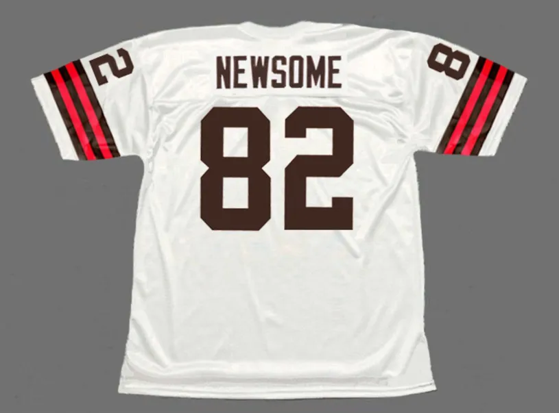 OZZIE NEWSOME Cleveland Browns 1988 Throwback NFL Football Jersey 