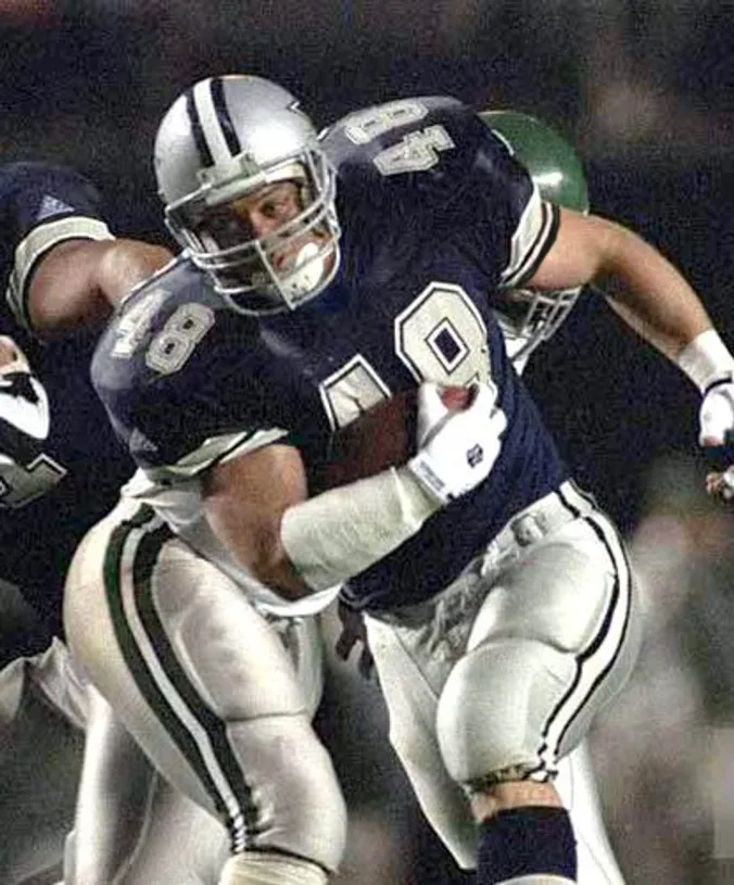 DARYL JOHNSTON Dallas Cowboys 1992 Throwback NFL Football Jersey 