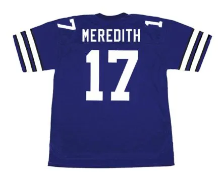 DON MEREDITH Dallas Cowboys 1960’s Away Throwback NFL Football Jersey 