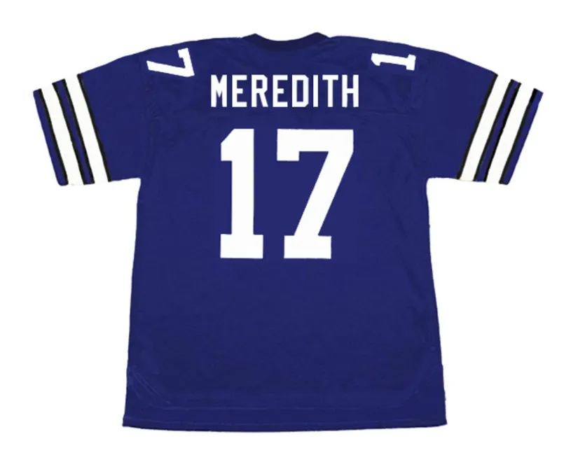 DON MEREDITH Dallas Cowboys 1960’s Away Throwback NFL Football Jersey 