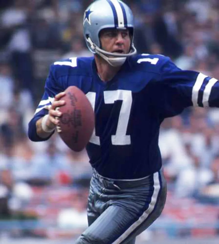 DON MEREDITH Dallas Cowboys 1960’s Away Throwback NFL Football Jersey 