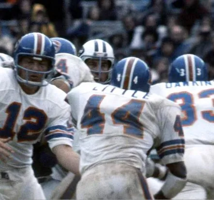 FLOYD LITTLE Denver Broncos 1973 Away Throwback NFL Football Jersey 