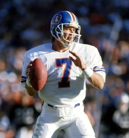 JOHN ELWAY Denver Broncos 1986 Away Throwback NFL Football Jersey 