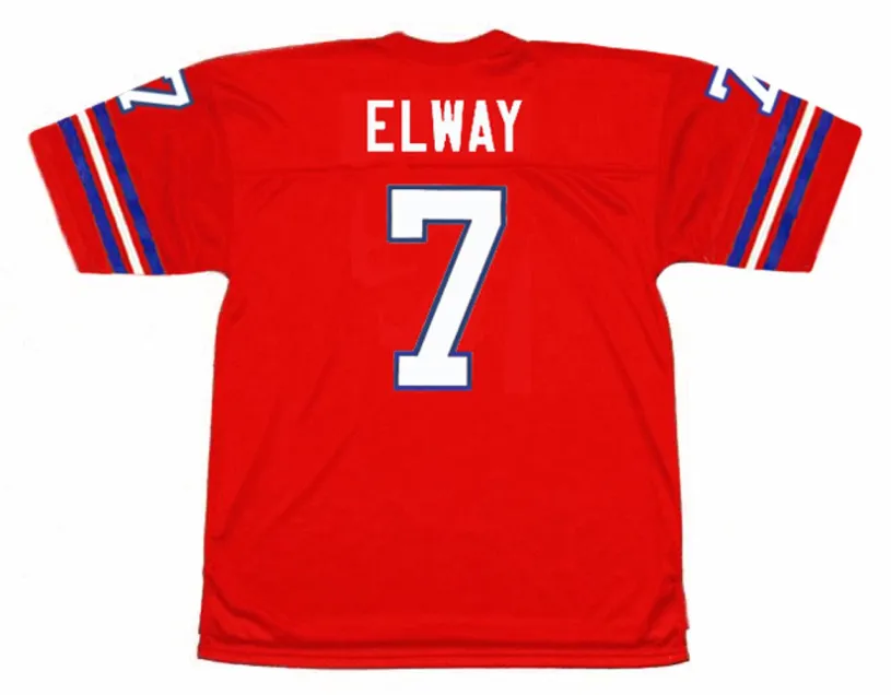 JOHN ELWAY Denver Broncos 1986 Home Throwback NFL Football Jersey 