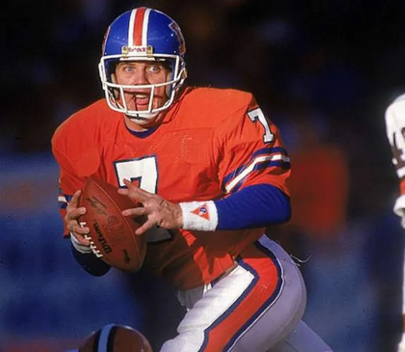 JOHN ELWAY Denver Broncos 1986 Home Throwback NFL Football Jersey 