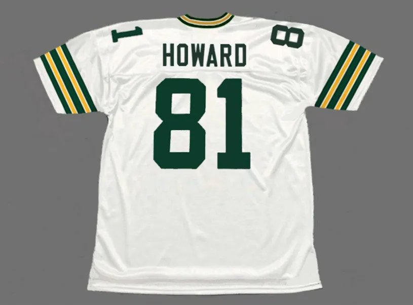 DESMOND HOWARD Green Bay Packers 1996 Throwback NFL Football Jersey 