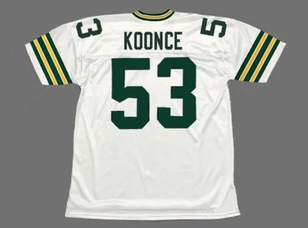 GEORGE KOONCE Green Bay Packers 1994 Throwback NFL Football Jersey 
