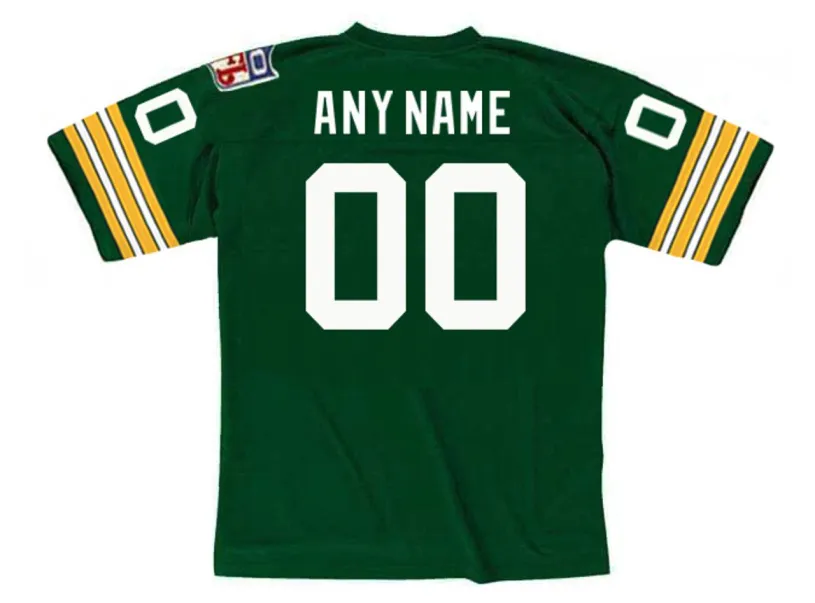 GREEN BAY PACKERS 1969 Throwback NFL Jersey Customized “Any Name & Number(s)” 