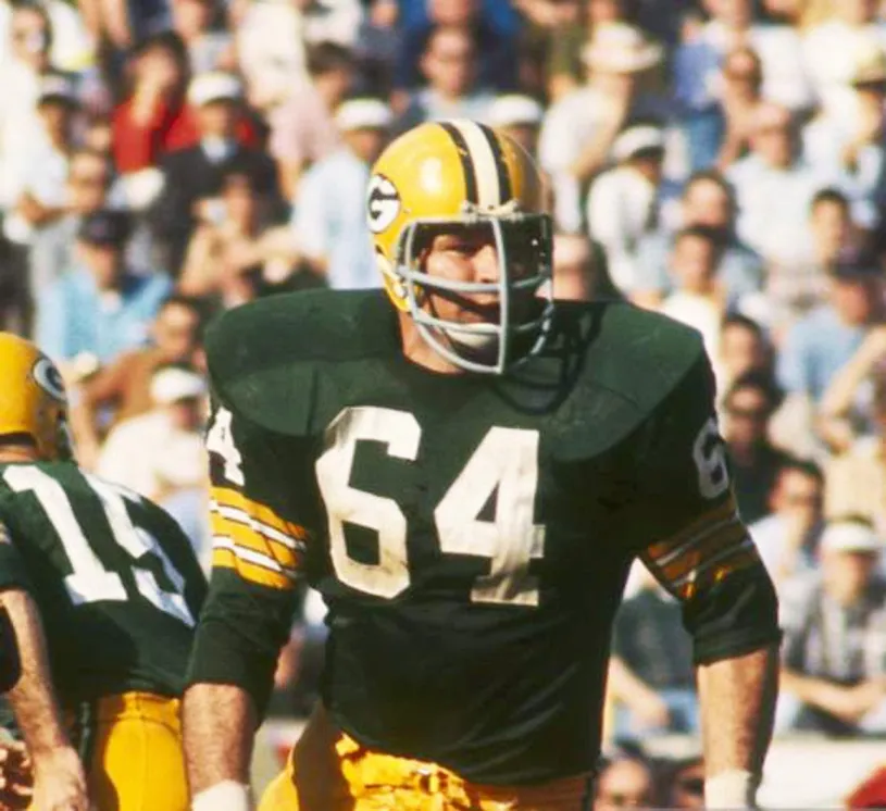 JERRY KRAMER Green Bay Packers 1960’s Throwback NFL Football Jersey 