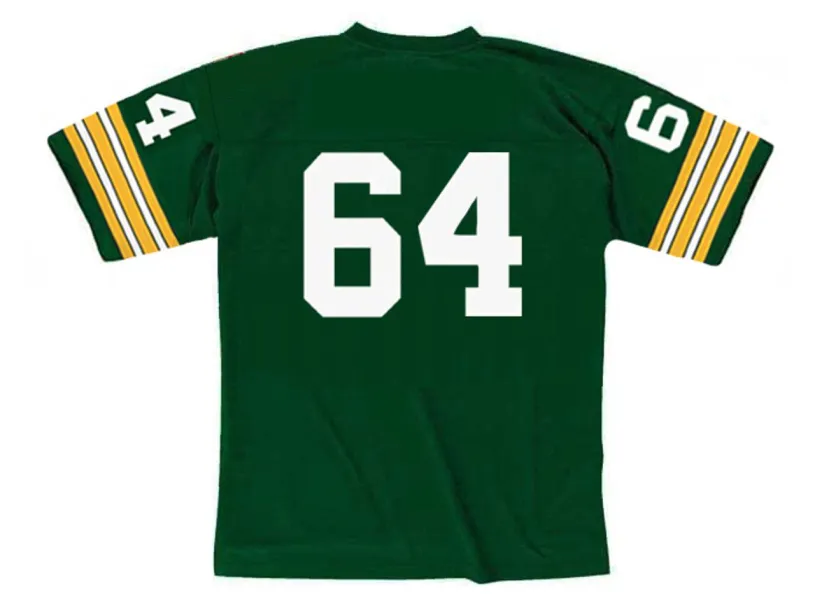 JERRY KRAMER Green Bay Packers 1960’s Throwback NFL Football Jersey 