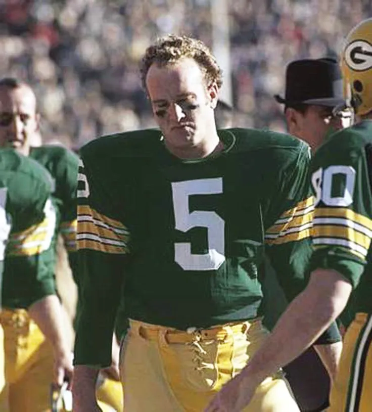 PAUL HORNUNG Green Bay Packers 1960’s Throwback NFL Football Jersey 