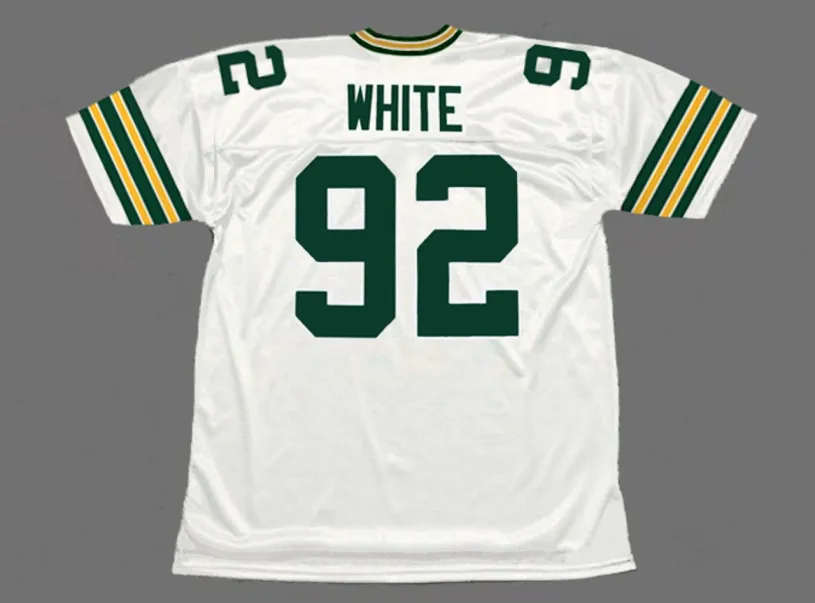 REGGIE WHITE Green Bay Packers 1994 Throwback NFL Football Jersey 