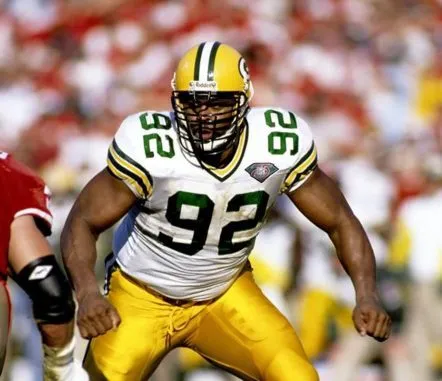 REGGIE WHITE Green Bay Packers 1994 Throwback NFL Football Jersey 