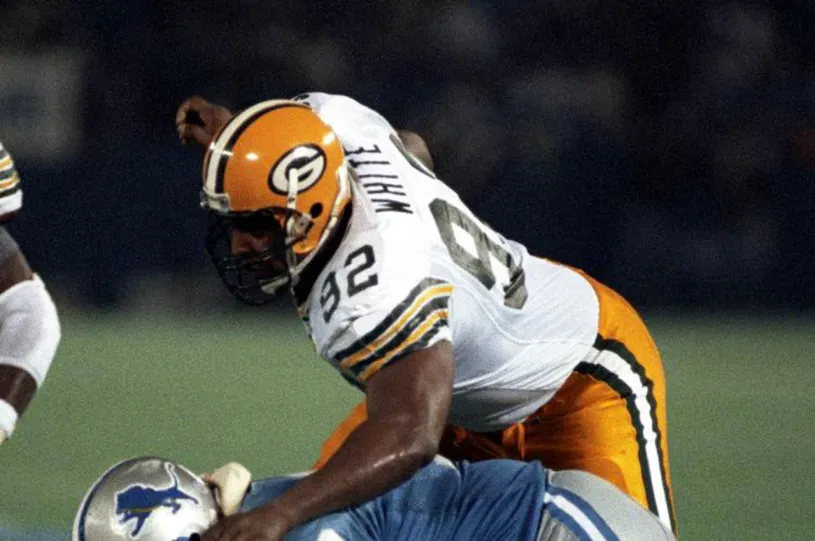 REGGIE WHITE Green Bay Packers 1994 Throwback NFL Football Jersey 