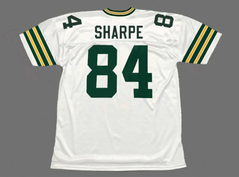 STERLING SHARPE Green Bay Packers 1994 Throwback NFL Football Jersey 