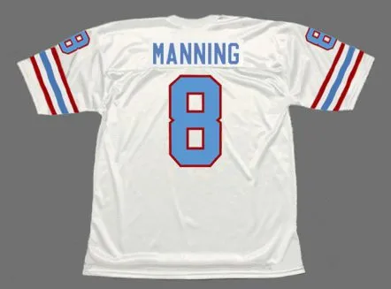 ARCHIE MANNING Houston Oilers 1982 Throwback NFL Football Jersey 