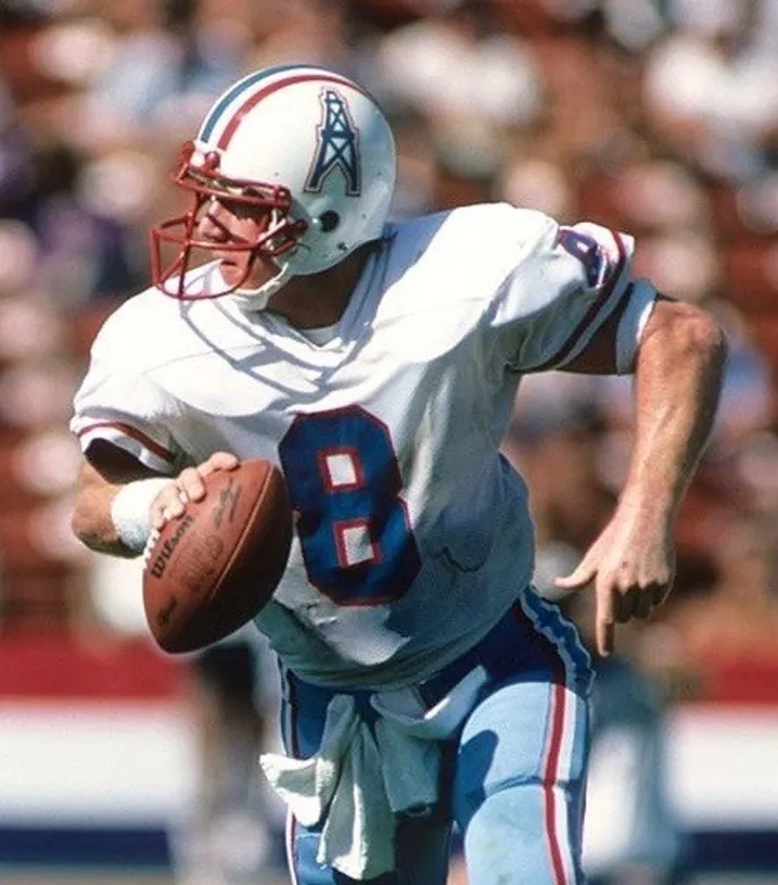 ARCHIE MANNING Houston Oilers 1982 Throwback NFL Football Jersey 