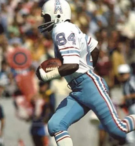 BILLY “WHITE SHOES” JOHNSON Houston Oilers 1977 Throwback NFL Football Jersey 