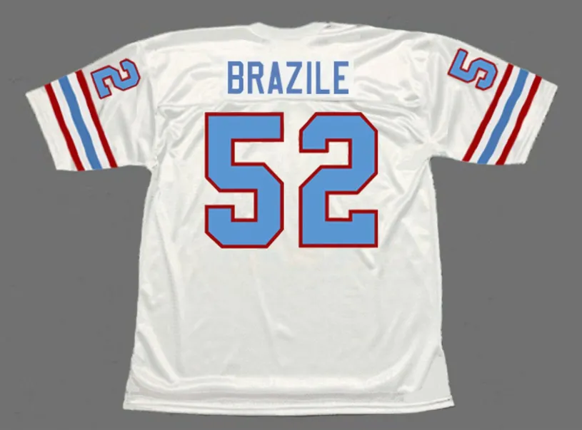 ROBERT BRAZILE Houston Oilers 1977 Throwback NFL Football Jersey 