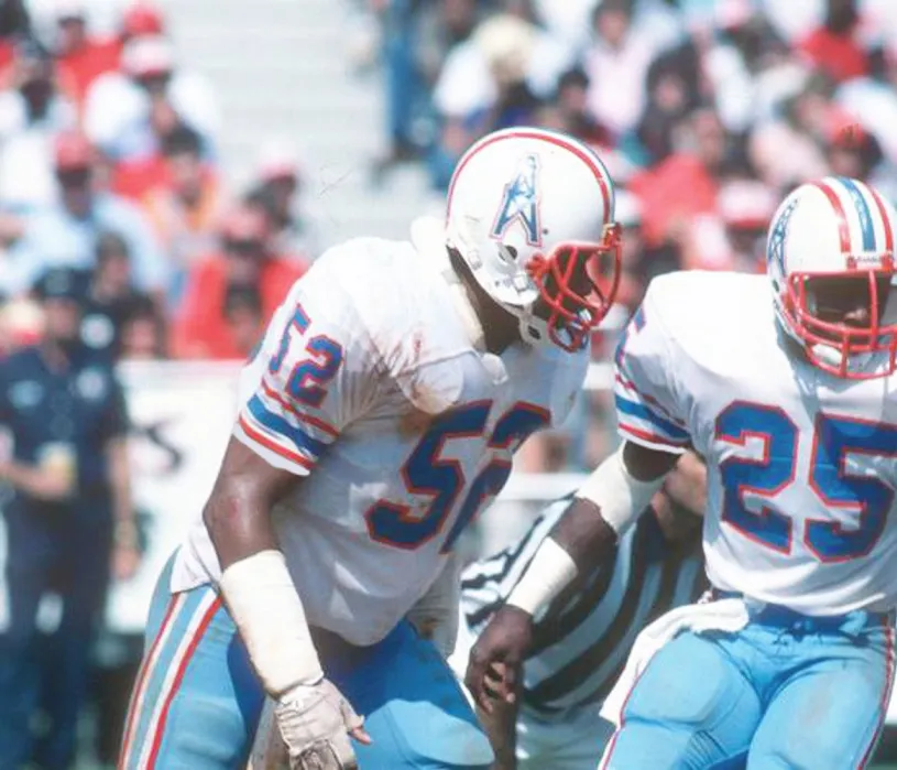 ROBERT BRAZILE Houston Oilers 1977 Throwback NFL Football Jersey 