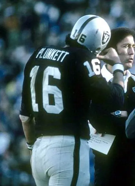 JIM PLUNKETT Los Angeles Raiders 1983 Throwback Home NFL Football Jersey 