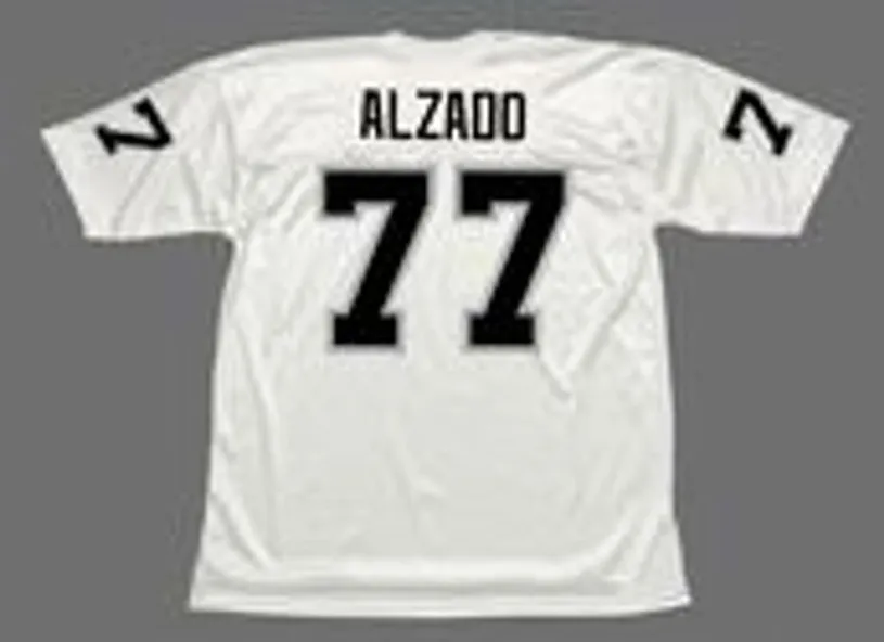 LYLE ALZADO Los Angeles Raiders 1983 Away Throwback NFL Football Jersey 