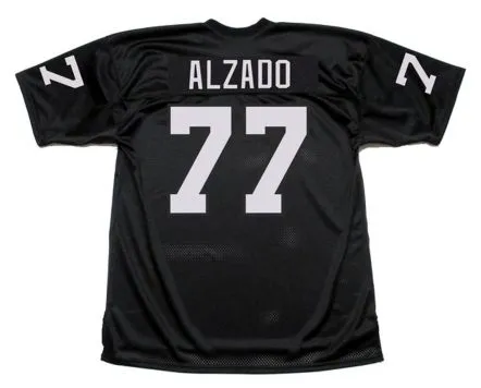 LYLE ALZADO Los Angeles Raiders 1983 Home Throwback NFL Football Jersey 