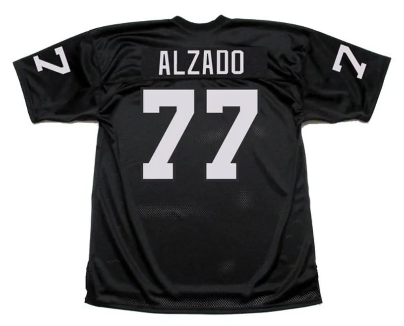 LYLE ALZADO Los Angeles Raiders 1983 Home Throwback NFL Football Jersey 