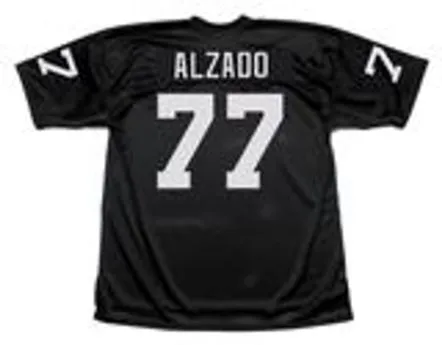 LYLE ALZADO Los Angeles Raiders 1983 Home Throwback NFL Football Jersey 