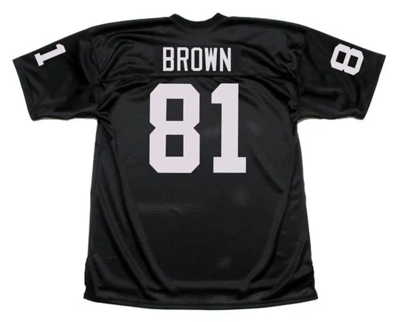 TIM BROWN Los Angeles Raiders 1992 Home Throwback NFL Football Jersey 
