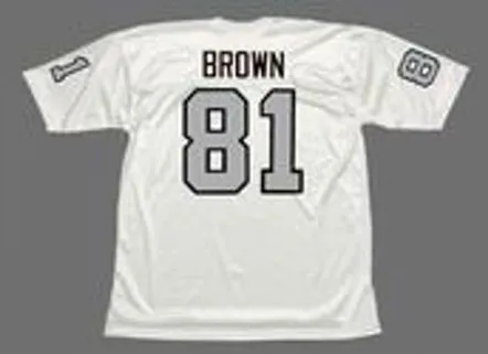 TIM BROWN Los Angeles Raiders 1994 Away Throwback NFL Football Jersey 