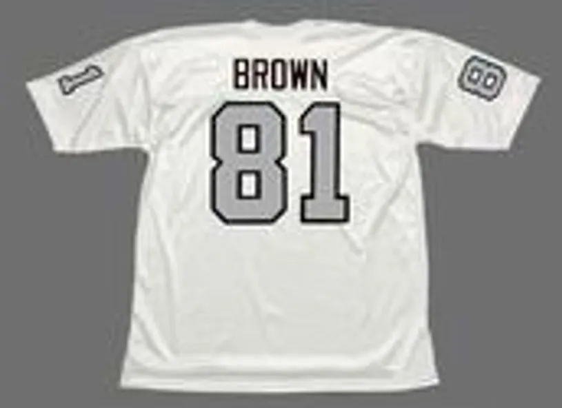 TIM BROWN Los Angeles Raiders 1994 Away Throwback NFL Football Jersey 