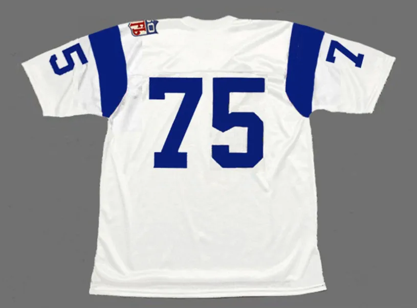 DEACON JONES Los Angeles Rams 1969 Throwback NFL Football Jersey 