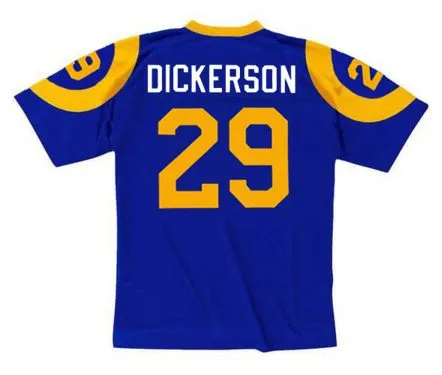 ERIC DICKERSON Los Angeles Rams 1984 Throwback NFL Football Jersey 