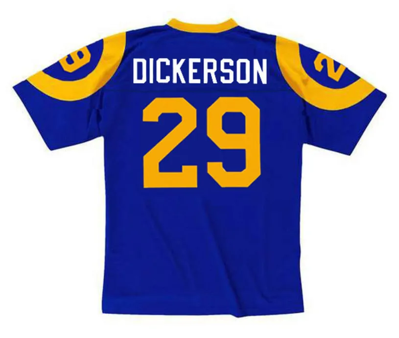 ERIC DICKERSON Los Angeles Rams 1984 Throwback NFL Football Jersey 