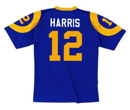 JAMES HARRIS Los Angeles Rams 1974 Throwback NFL Football Jersey 