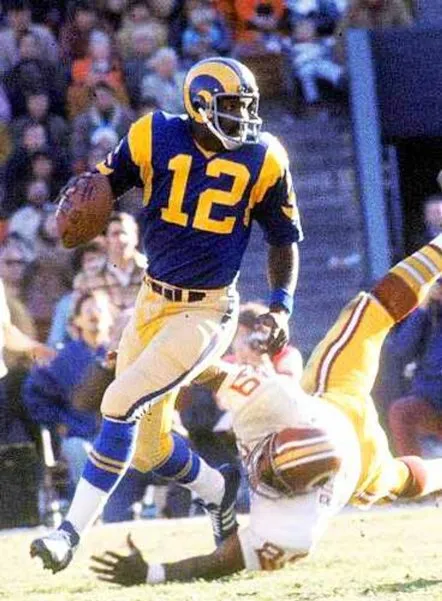 JAMES HARRIS Los Angeles Rams 1974 Throwback NFL Football Jersey 