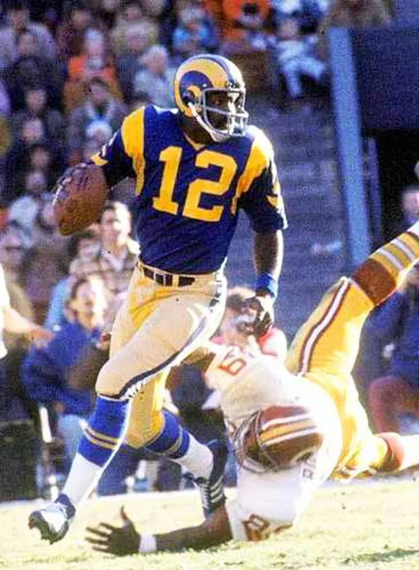 JAMES HARRIS Los Angeles Rams 1974 Throwback NFL Football Jersey 