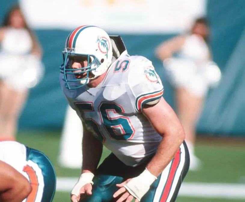 JOHN OFFERDAHL Miami Dolphins 1988 Throwback NFL Football Jersey 
