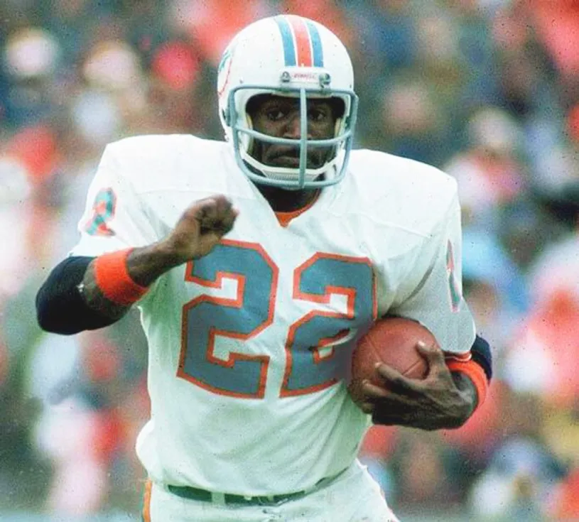 MERCURY MORRIS Miami Dolphins 1972 Throwback NFL Football Jersey 