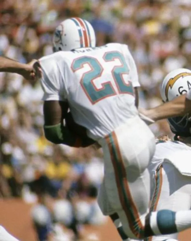 MERCURY MORRIS Miami Dolphins 1972 Throwback NFL Football Jersey 