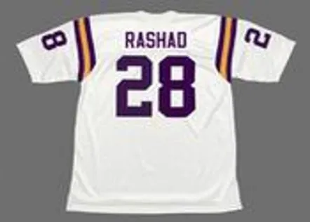 AHMAD RASHAD Minnesota Vikings 1979 Away Throwback NFL Football Jersey 