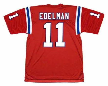 JULIAN EDELMAN New England Patriots 2012 Throwback NFL Football Jersey 
