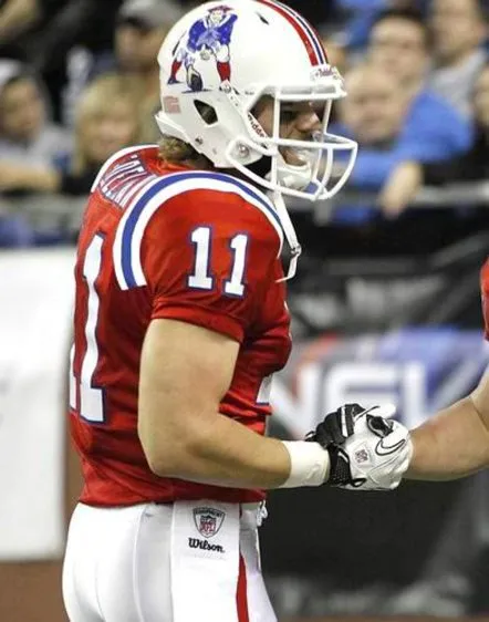 JULIAN EDELMAN New England Patriots 2012 Throwback NFL Football Jersey 