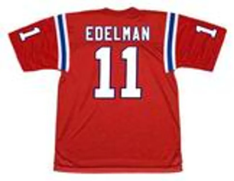 JULIAN EDELMAN New England Patriots 2012 Throwback NFL Football Jersey 
