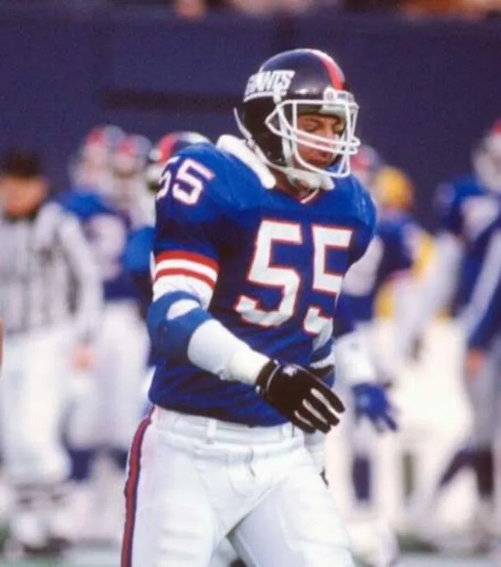 GARY REASONS New York Giants 1988 Throwback Home NFL Football Jersey 